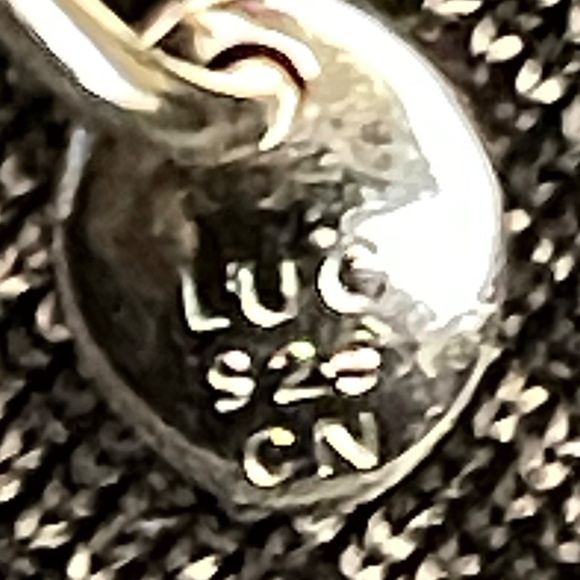 Iris & Lily London Sterling Silver Hematite Jasper Beaded Pendant Necklace New - Picture 9 of 9